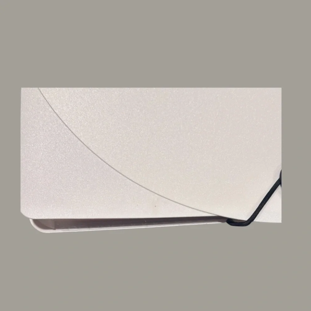 Portable Expanding 12-Pocket White Accordion File Folder Document Organizer NWT